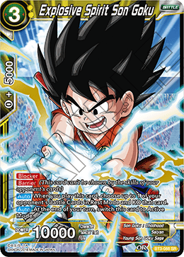 Explosive Spirit Son Goku (SR)