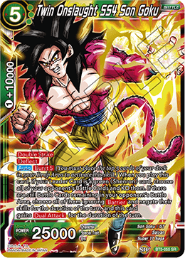 Twin Onslaught SS4 Son Goku (SR)