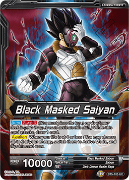 Black Masked Saiyan - Powerthirst Black Masked Saiyan