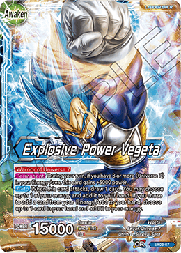 Vegeta - Explosive Power Vegeta