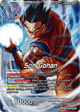 Son Gohan - Son Gohan Leader of Universe 7