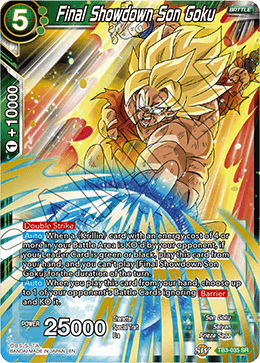 Final Showdown Son Goku (SR)