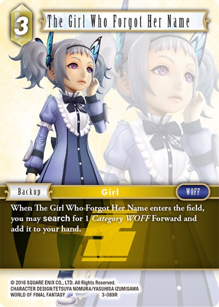 The Girl Who Forgot Her Name (3-089R)