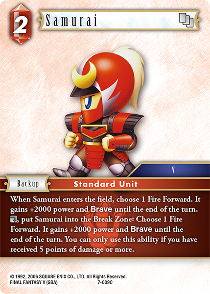 Samurai (7-009C)