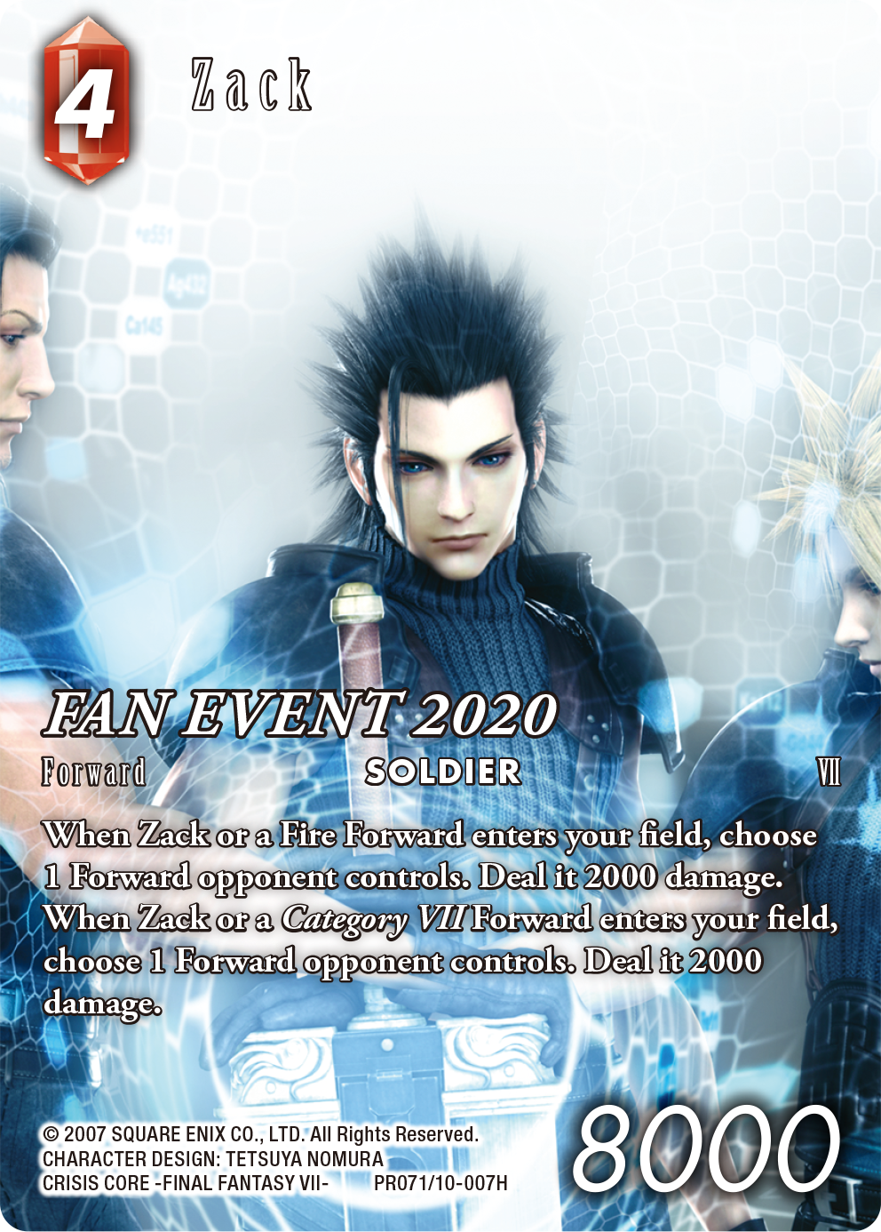 Zack (PR-071) (10-007H) (Fan Event 2020) (Full Art)
