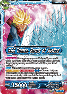 Trunks - SS2 Trunks, Envoy of Justice