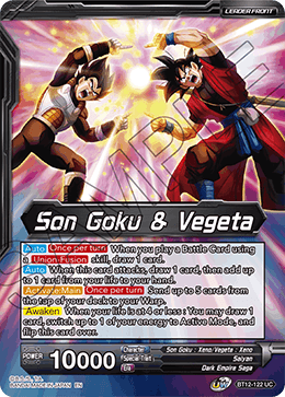 Son Goku & Vegeta - Gogeta, Fateful Fusion